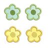 Stickdatei Applikation 4er Blumen 10x10cm thumbnail number 4