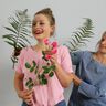 FRAU BILLE - luftiges Knotenshirt mit Ärmelaufschlag XS-L thumbnail number 6
