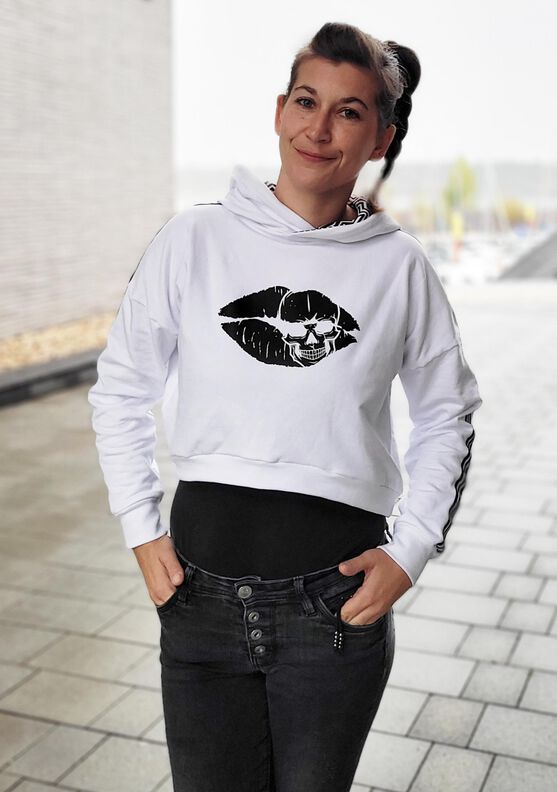 BEAMER&A0&A4 lovely lady oversized hoodie 34-56 Damenhoodie image number 5
