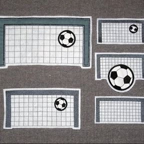 Fußball Tor Stickdatei 