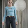 Langarmshirt mit Rundhalsausschnitt und Dreher ELSA thumbnail number 4