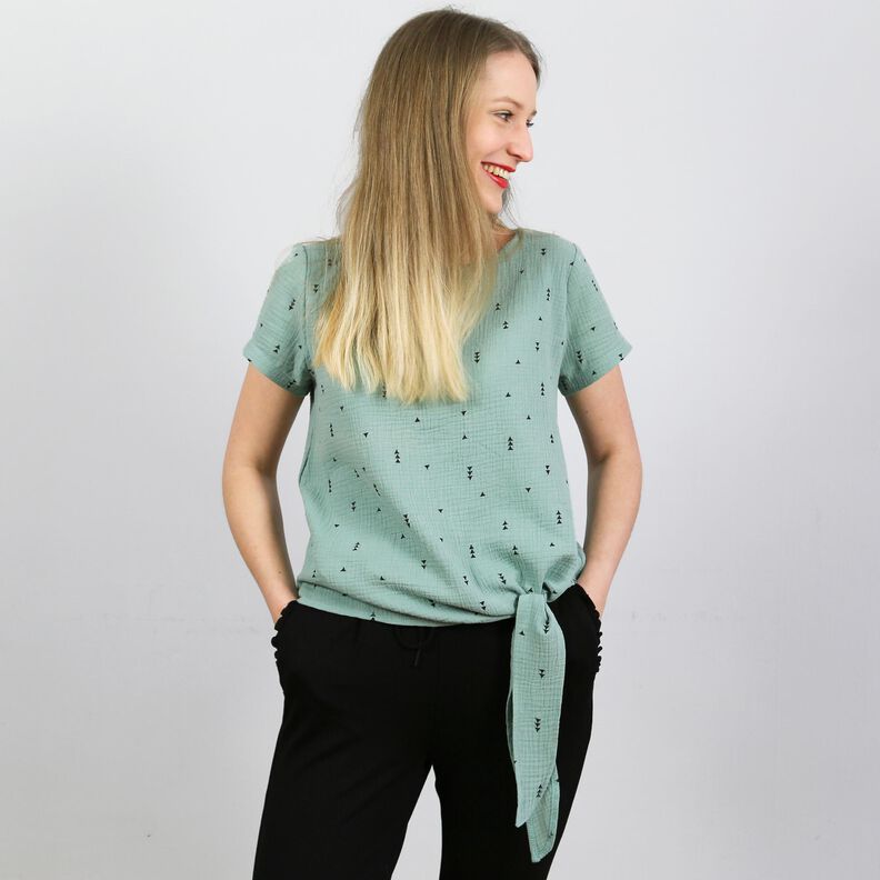FRAU PINA - Knotenbluse XS-XL image number 9