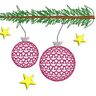 Stickdatei Weihnachten 3er SET 10x10cm Rahmen thumbnail number 1