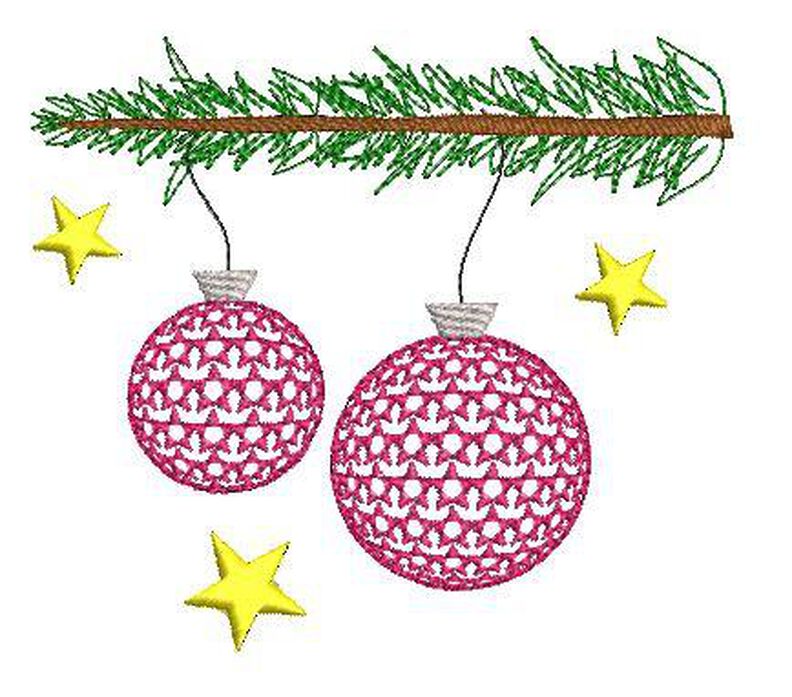 Stickdatei Weihnachten 3er SET 10x10cm Rahmen image number 1