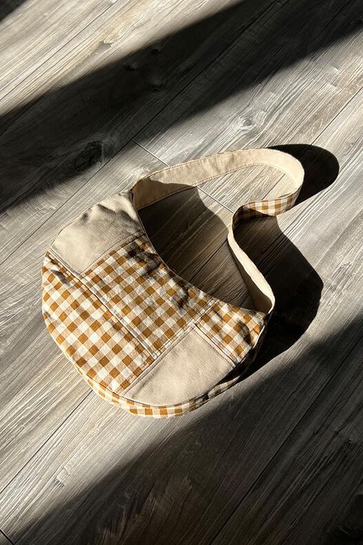 Patchwork Tasche Schnittmuster Schultertasche image number 4