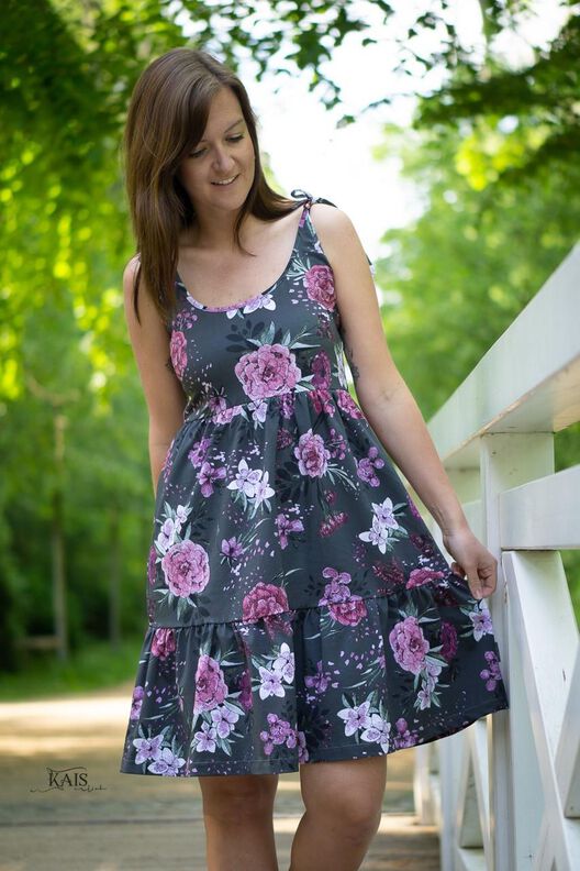 *Ladies Ruffle Dress* Sommerkleid Gr. 32 bis 56 Boho image number 2