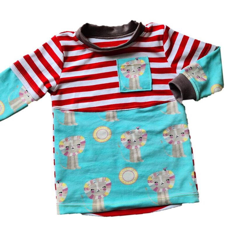 Basic-Shirt Lina+Karli Gr. 68-140 Schnittmuster image number 9
