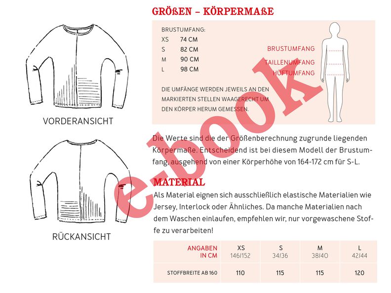 FRAU JETTE - Fledermausshirt mit Musterwechsel XS-L image number 7