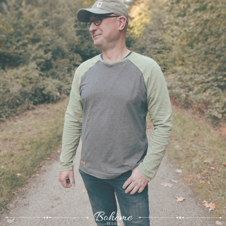 SKAGERRAK Herren Raglanshirt | Schnittmuster PDF | 44–72 image number 8