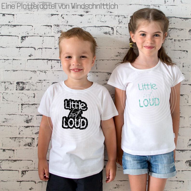 Plotterdatei - little but loud - SVG, DXF, PNG image number 3