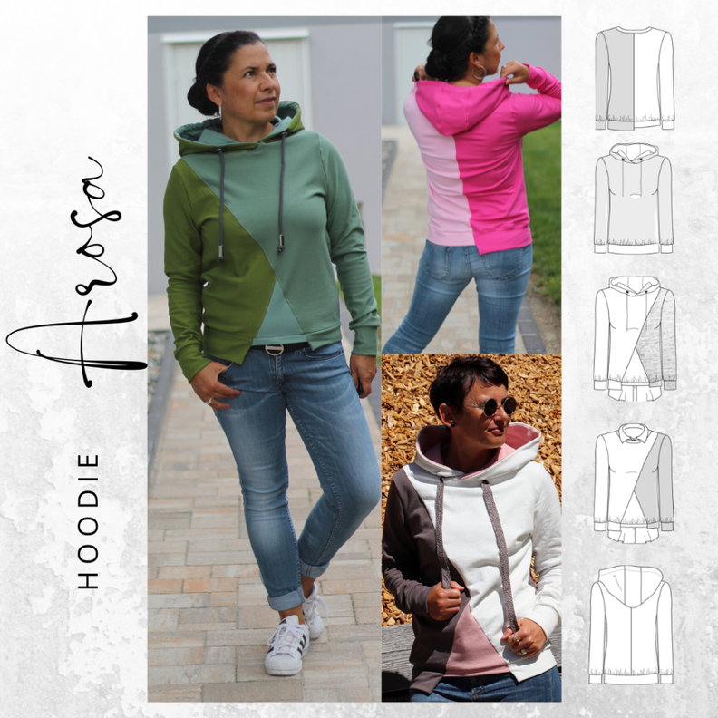 Ebook Hoodie AROSA Gr. XS-XXXL image number 1