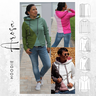 Ebook Hoodie AROSA Gr. XS-XXXL thumbnail number 1