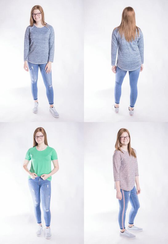 RAGLAN SHIRT YAELA DAMEN image number 2