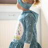 *Girls Raglan Dress* Hoodiekleid Tunika Ballonärmel  thumbnail number 10