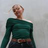 Schulterfreies Langarmshirt "Helga" - Gr. 34 - 46 thumbnail number 11