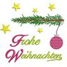 Stickdatei Weihnachten 3er SET 10x10cm Rahmen thumbnail number 2