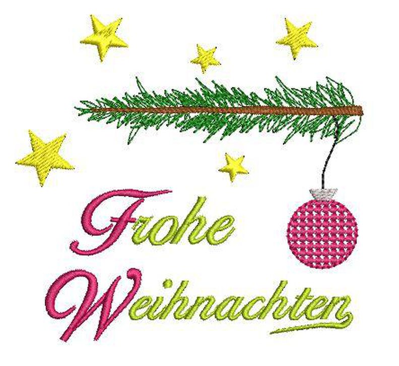 Stickdatei Weihnachten 3er SET 10x10cm Rahmen image number 2