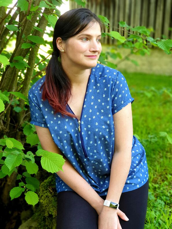 Bluse PETITE ROSANNE Gr. 34-50 PDF-Schnitt A4 + A0 image number 4