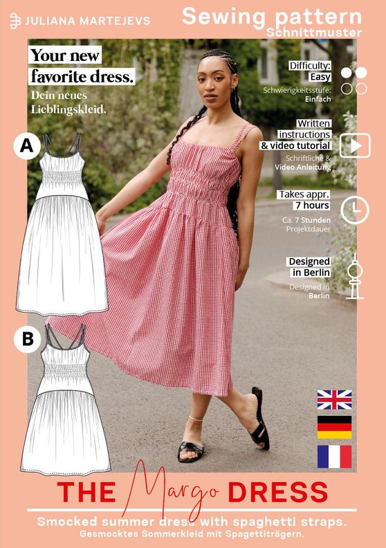 Schnittmuster nach Maß: Sommerkleid Damen A-Linie Kleid image number 8