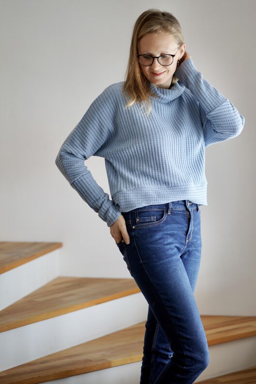 Pinia Cropped Add-On: Kurzpulli für Damen, Gr. 32 – 54 image number 7