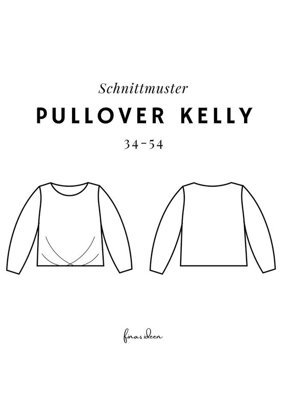 Kelly - Schnittmuster Pullover in 34-54 image number 9