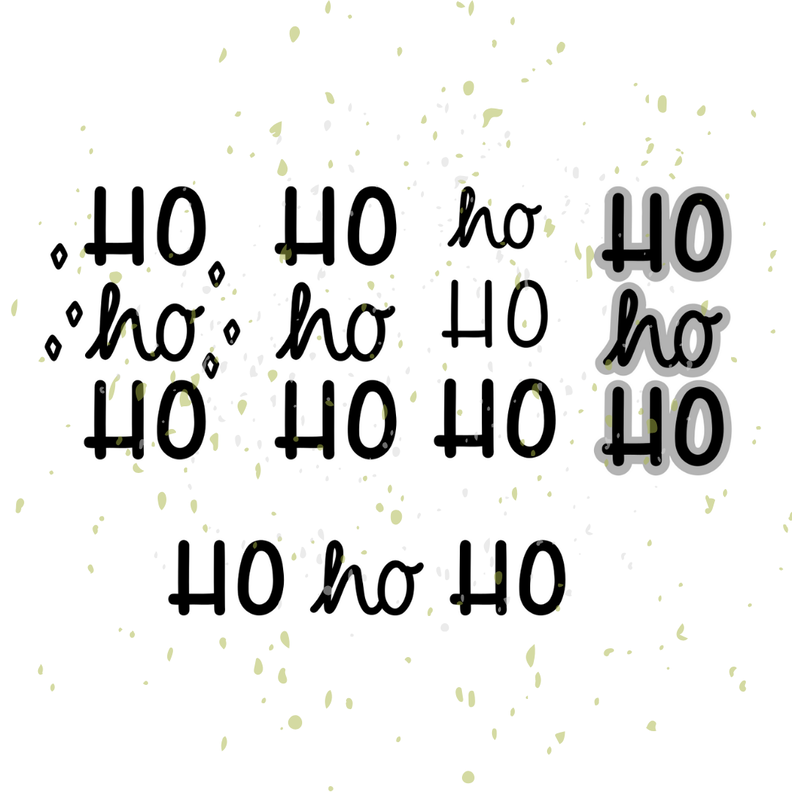 Ho Ho Ho Weihnachten Plotterdatei Set | DIY Hunger image number 3