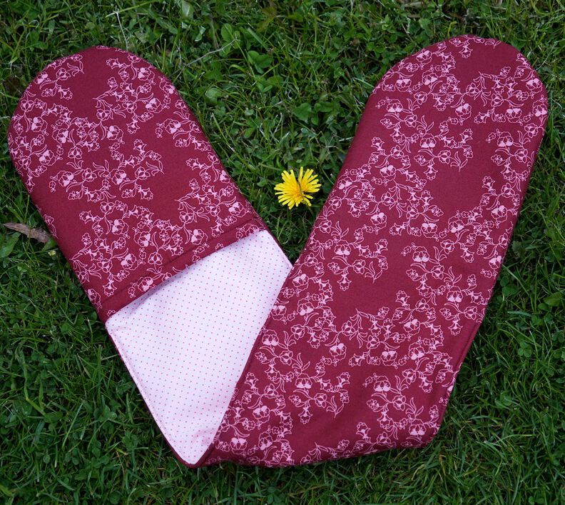 Ofenhandschuh doppelter Topflappen - nähen OHNE Schrägband image number 3