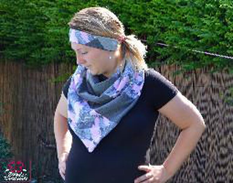 Patchwork-Schal Jannika für Mama und Kind image number 7