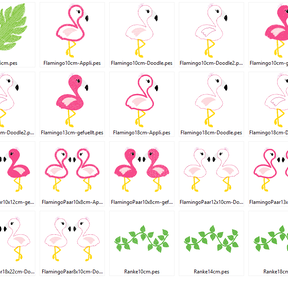 Flamingo Stickdatei 2.0