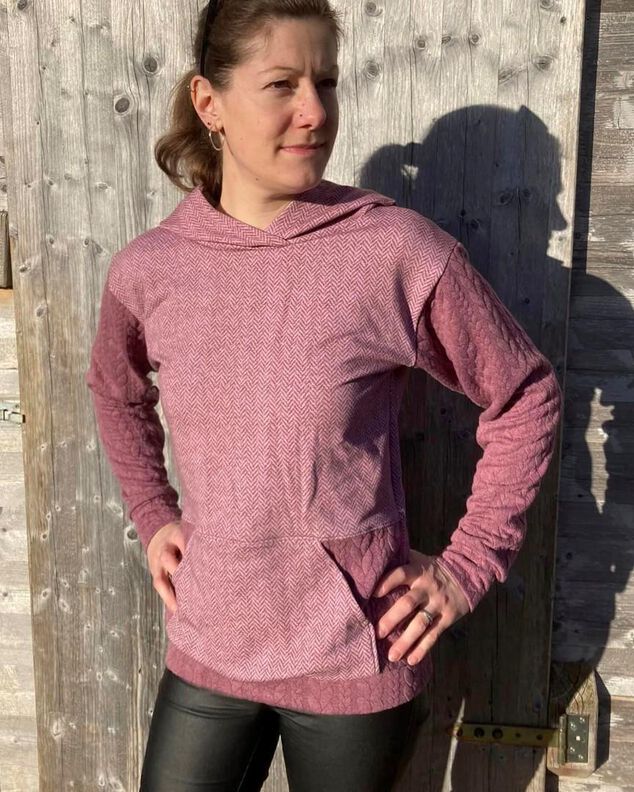 HOODIE(-Kleid) "FRU SELMA" - Schnittmuster und Anleitung image number 4