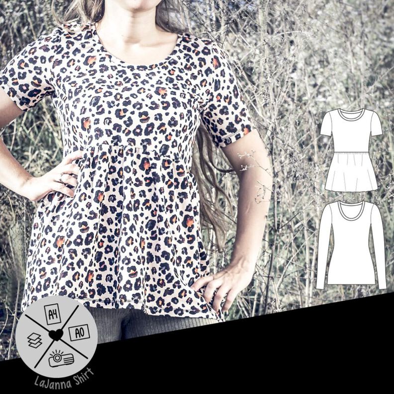 »LaJanna Shirt« (32–46) – Basicshirt mit romantischer Note image number 1