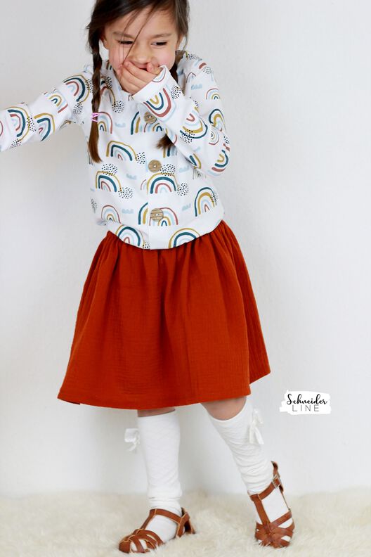 Back to School Kombi-Ebook - Button Shirt & Skirt Gr.86-164 image number 7