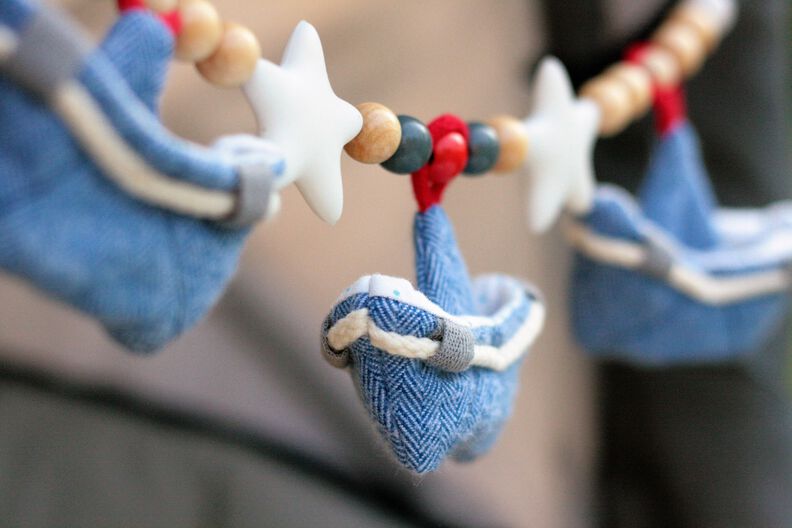 Kinderwagenkette Schiffchen - Nähanleitung mit Schnittmuster image number 8