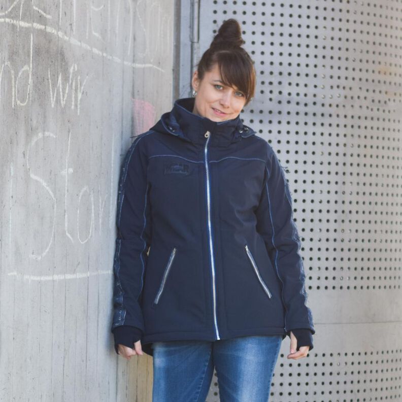 Softshelljacke Damen Schnittmuster Gr. 32-58 -mein PABLO #78 image number 1