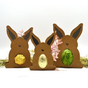 Plotterdatei Hase zum Befüllen Geschenkverpackung