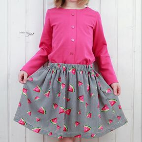 Back to School Kombi-Ebook - Button Shirt & Skirt Gr.86-164