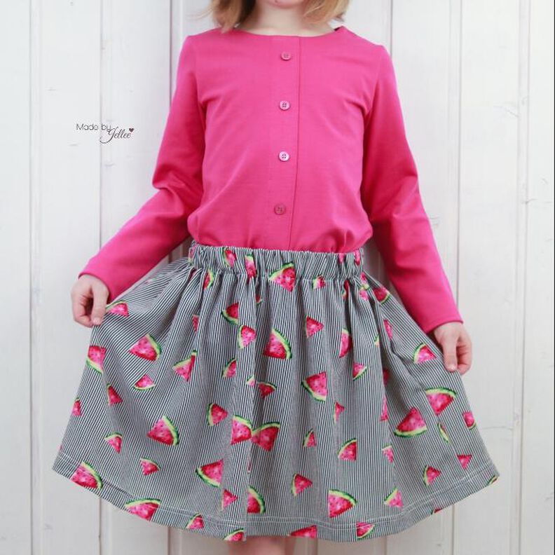 Back to School Kombi-Ebook - Button Shirt & Skirt Gr.86-164 image number 1