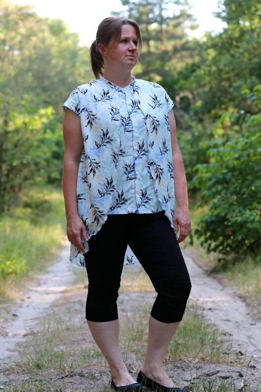 Bluse Eleni Gr.32-54 inkl. Ebenen und Beamerdatei image number 6
