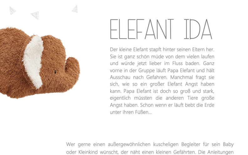 E-Book Elefant Ida - Nähanleitung und Schnittmuster image number 5