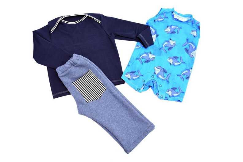 Baby Shirt mit Unisex"Elias", Schnittmuster Gr. 50-74 image number 4