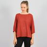 FRAU HOLLY - Weite Bluse mit Gummizug im Ärmelsaum  thumbnail number 2