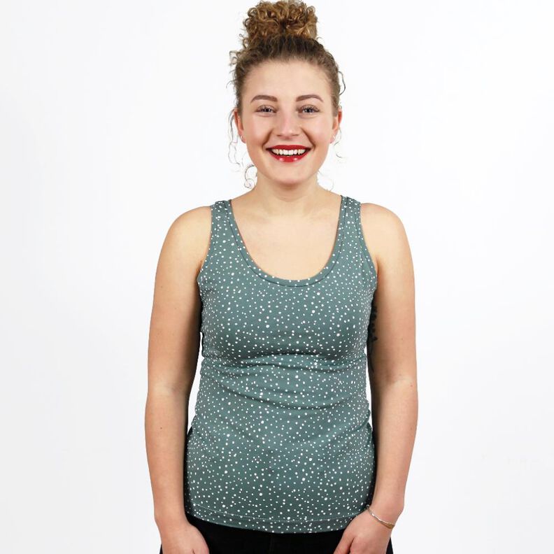 FRAU JUNO Trägertop mit oder ohne Kräusel XS-XXL image number 1