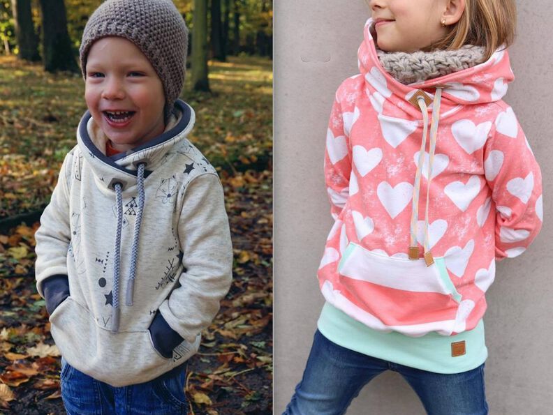 Kombi Hoodie JOLINE & mini JOLINE + Plott-Datei image number 4