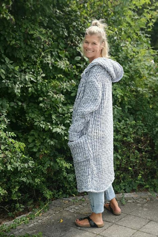 Strickmantel (34-58) DOMINGO Damen Mantel Schnittmuster image number 2