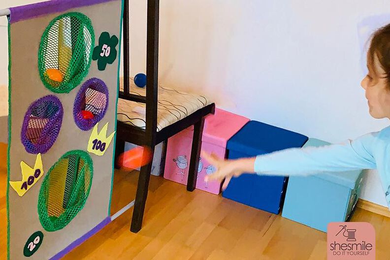 Zielscheibe mit Fangnetz KiddiScore (Nähanleitung) image number 7