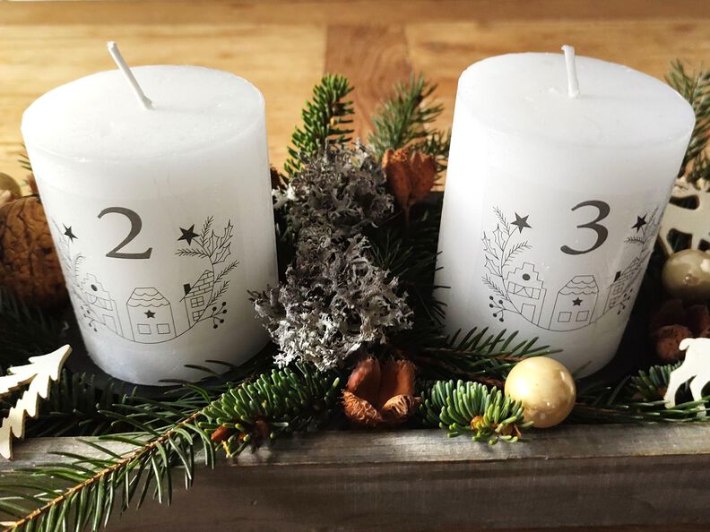 Vorlage für Kerzentattoo Weihnachten pdf Advent image number 6