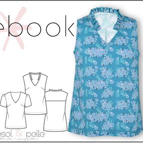 Schnittmuster lillesol women Sommerbluse "Lavina"