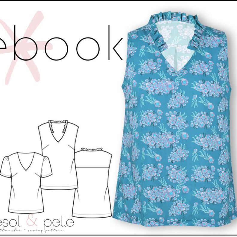 Schnittmuster lillesol women Sommerbluse "Lavina" image number 1