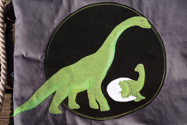Applikationsvorlage Brachiosaurus Dino image number 5