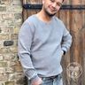 Musselin Hoodie Sweater Musling Herren Gr. 40-60, Leinen thumbnail number 7